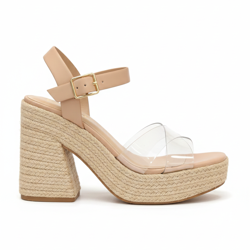 PLATAFORMA NOBLE *YUTE CON TRANSPARENCIA*