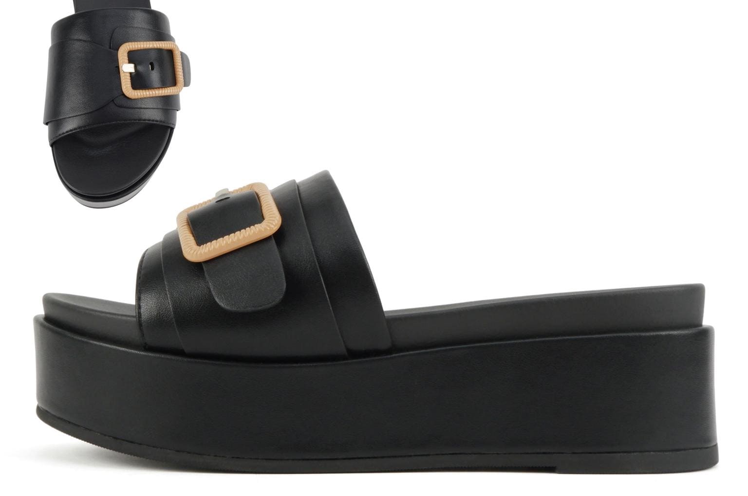 SANDALIA PLATAFORMA LULAHS NEGRA