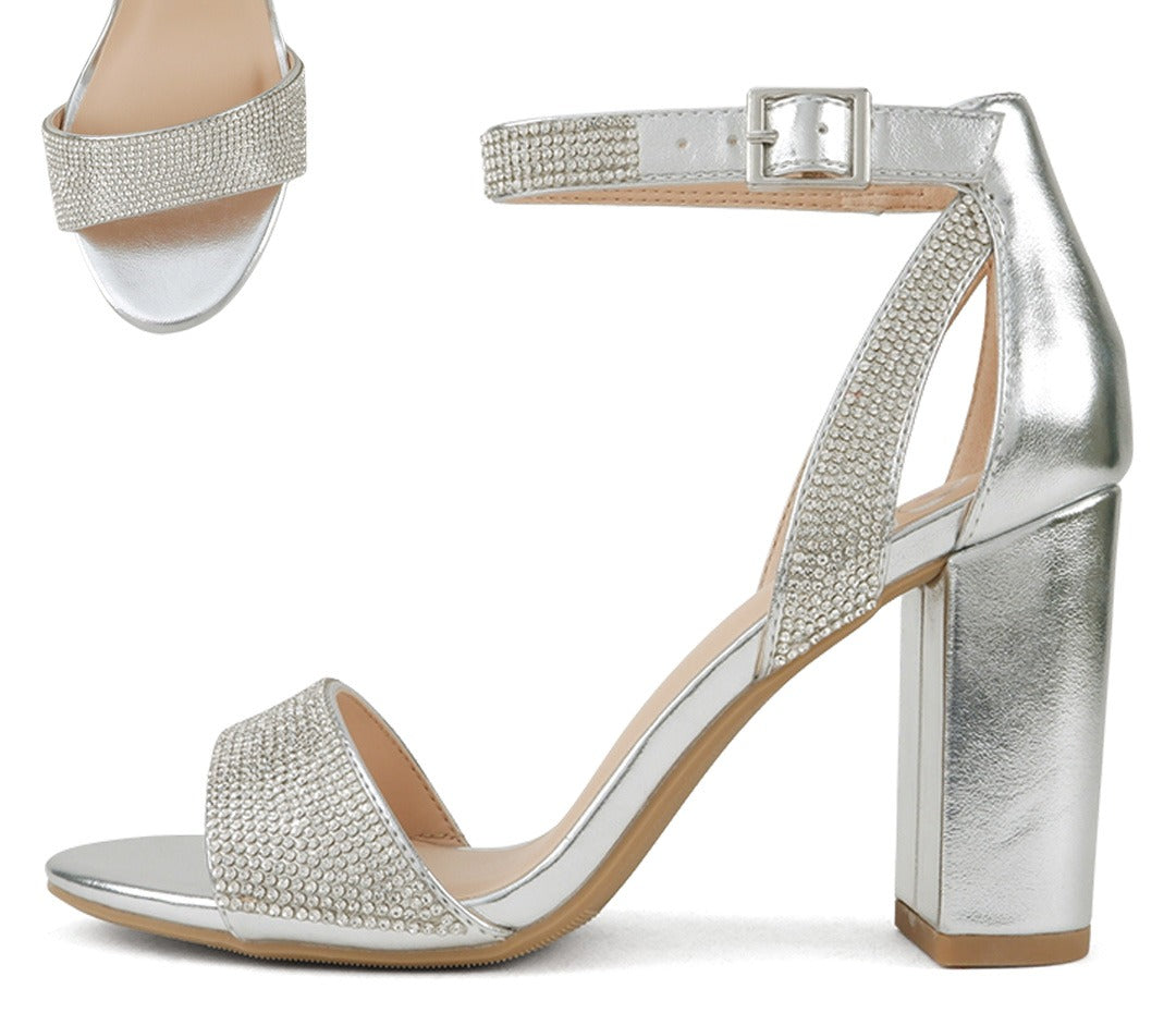 SANDALIA CHIKA *TACON SILVER*